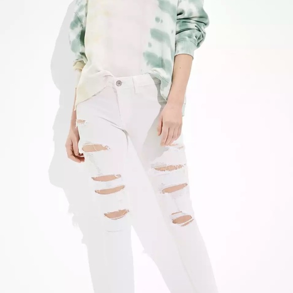 AE Ripped white jeans - Picture 2 of 4